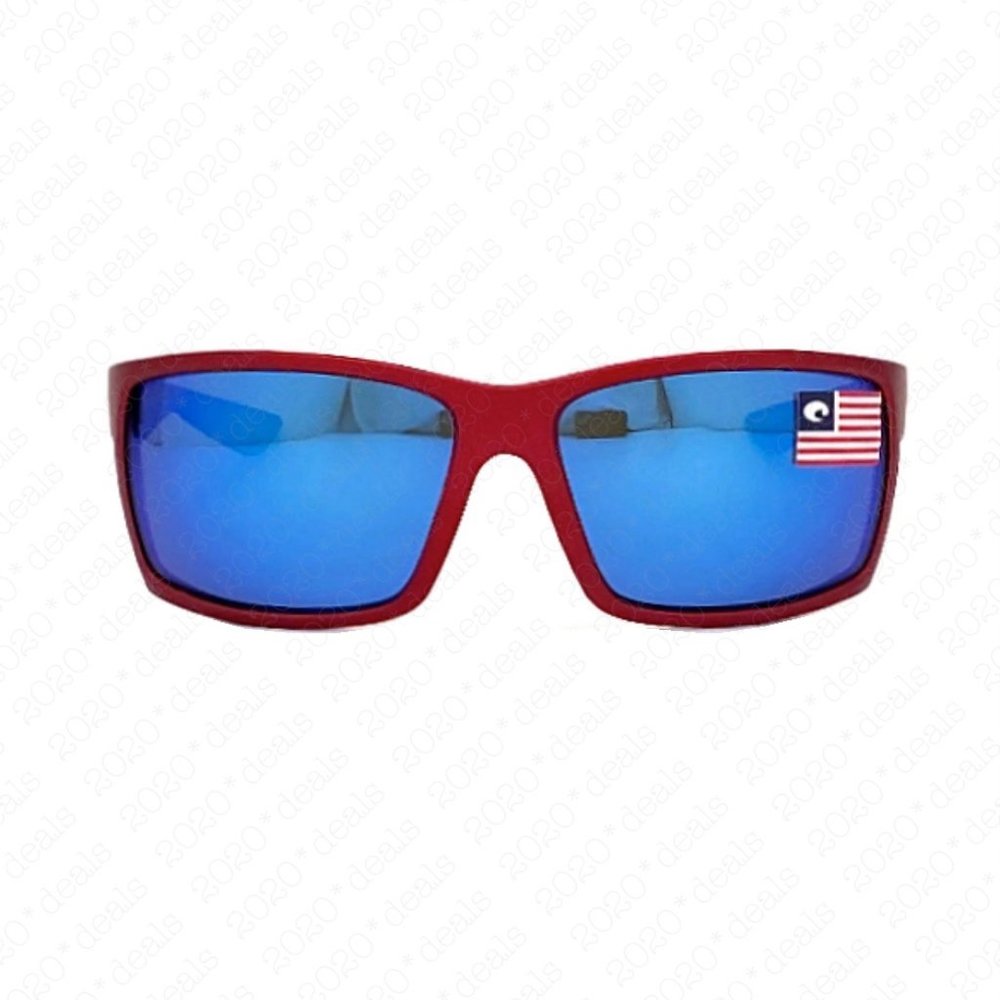 Costa Del Mar Reefton 580G Matte USA Red Mirror Polarized Sunglasses - Picture 2 of 10